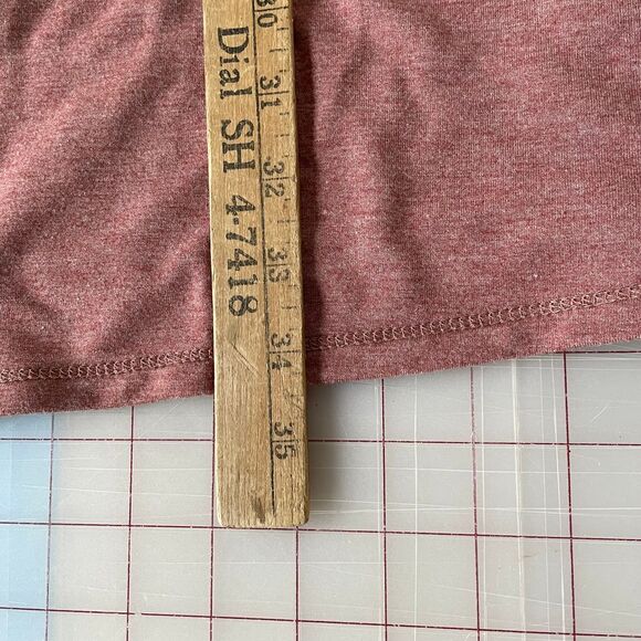 Mind Matter Mauve T-Shirt Dress Puff Sleeve Casual Mini Stretch Knit XL - Picture 10 of 11